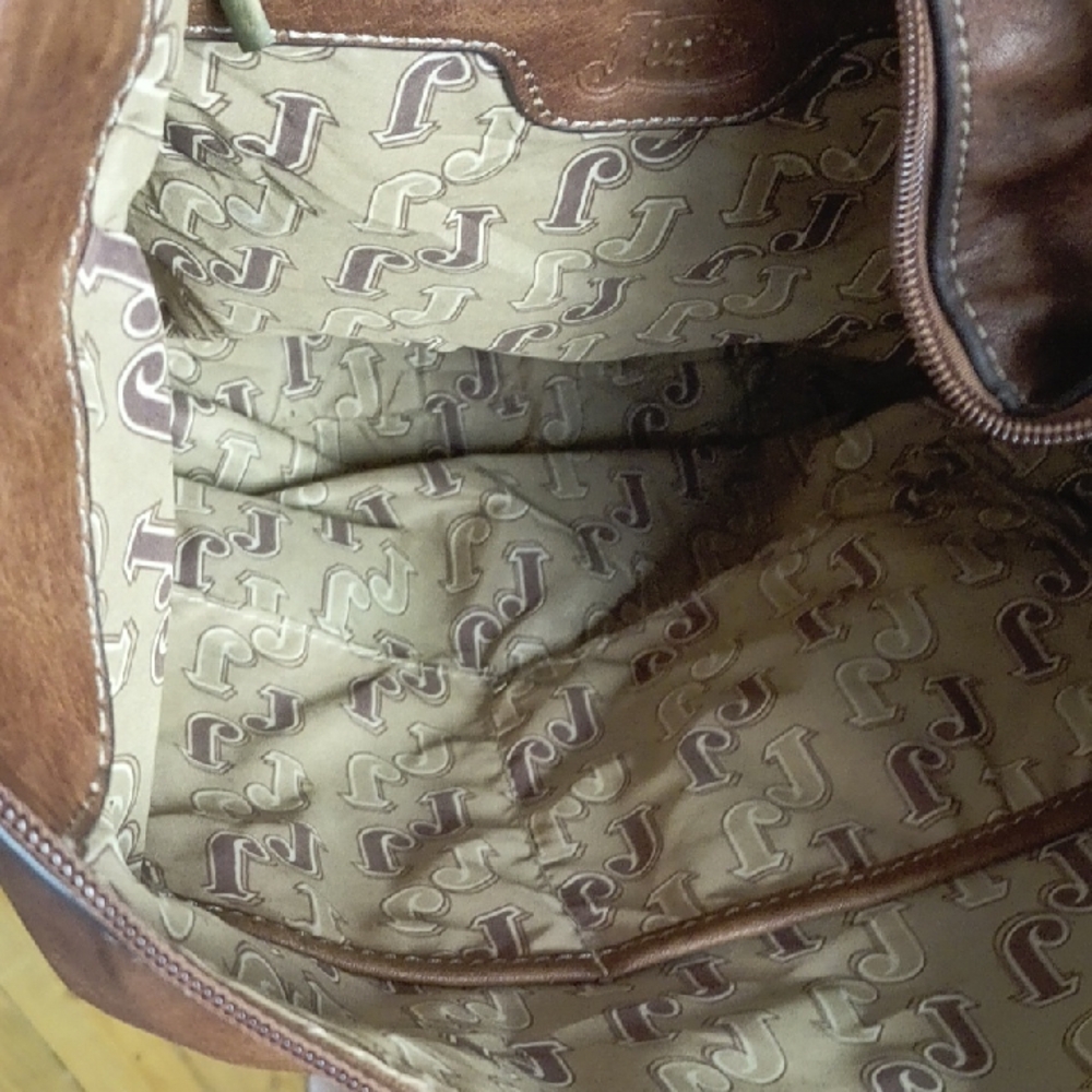 Justin Boots Tan Leather Handbag - Picture 12 of 15